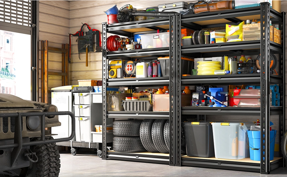 Transform Your Home from Cluttered Chaos to Organized Oasis with Storage Shelves