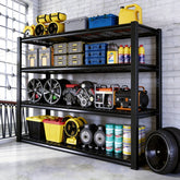 REIBII 4-Shelf Storage Shelves 2550LBS Adjustable Heavy Duty Garage Shelving for Garage Basement