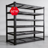 REIBII 60" W x 84" H Industrial Shelving Unit 3300 lbs Heavy Duty Storage Shelves, Adjustable Storage Rack for Commercial Warehouse