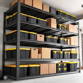 REIBII 78" H Heavy Duty Garage Shelving,3000lbs Adjustable Metal Shelves Unit for Garage & Warehouses
