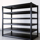 REIBII 6-Tier 55" W Heavy Duty Industrial Garage Shelving, Adjustable Metal Storage Shelving Units, For Basement&Warehouse