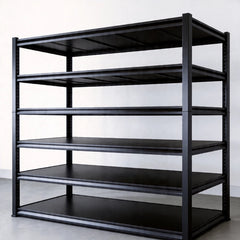 6 tier metal storage shelves for garage organization,heavy duty storage shelves for garage with 3600 lbs capacity
