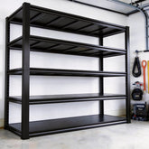 REIBII 60" W Industrial Garage Shelving, 3000LBS Heavy Duty Storage Shelves, Adjustable Metal Shelving for Basement Warehouse