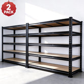 Reibii 48.2" W x 24" D Heavy Duty Garage Shelving Units Load 3000LBS, Adjustable Steel Shelves for Garage Basement Warehouse