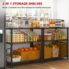 REIBII 2 IN 1 Storage Shelves