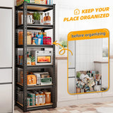 REIBII Storage Metal Shelves