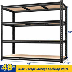 REIBII Wide Garage Storage Shelving Units