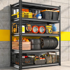REIBII 35.4''W Storage Shelves Heavy Duty 3000LBS