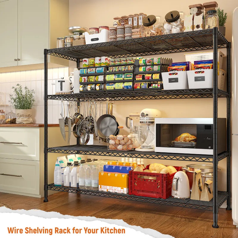 REIBII 45.3''W Metal Shelving For Kitchen