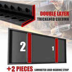 REIBII Each shelf is made of upgraded thickened steel