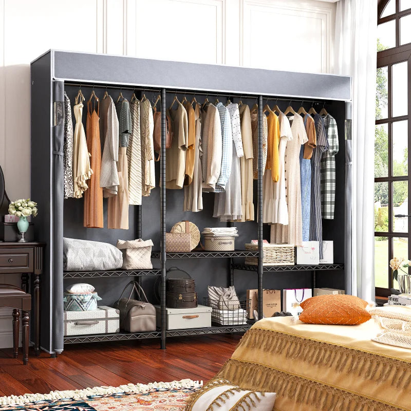 Raybee-portable-closet-with-cover