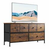 RaybeeDresserforBedroomwith6Drawer_RusticBrown