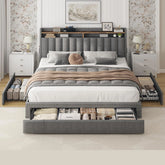 Raybee_Queen_Bed_Frame_with_Headboard_and_Drawers--Grey