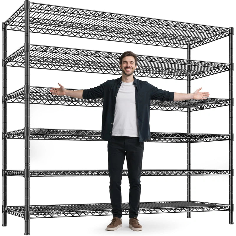 Reibii83_H6-TierMetalWireShelves3840lbs