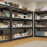 REIBII 48" W Freestanding Shelves, 2550 lbs Heavy Duty Steel Shelving Racks, Adjustable Storage Rack for Garage Kitchen Pantry