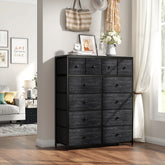 40.7"W Dresser for Bedroom, Pantry, Chest for Living Room with Deep Drawes for Living Room