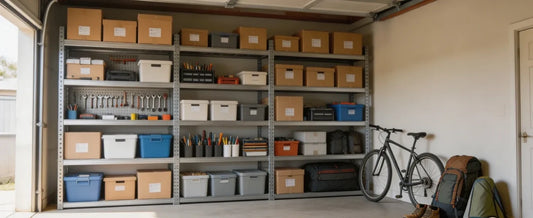 Back to School Garage Organization Ideas: How Heavy Duty Shelving Creates More Storage Space
