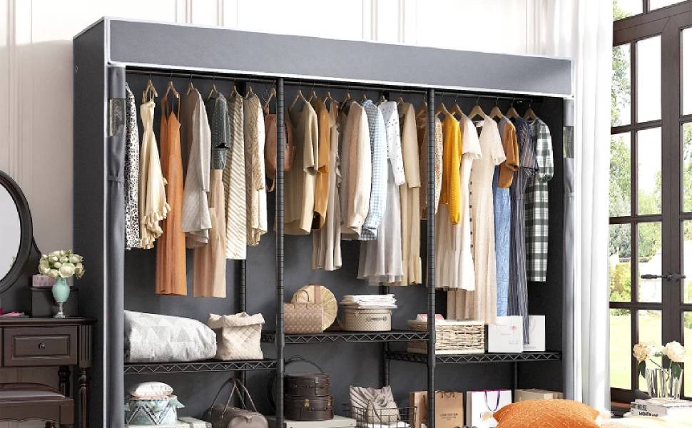 Must-Have Clothing Organizer for Autumn - The Covered Clothes Rack!