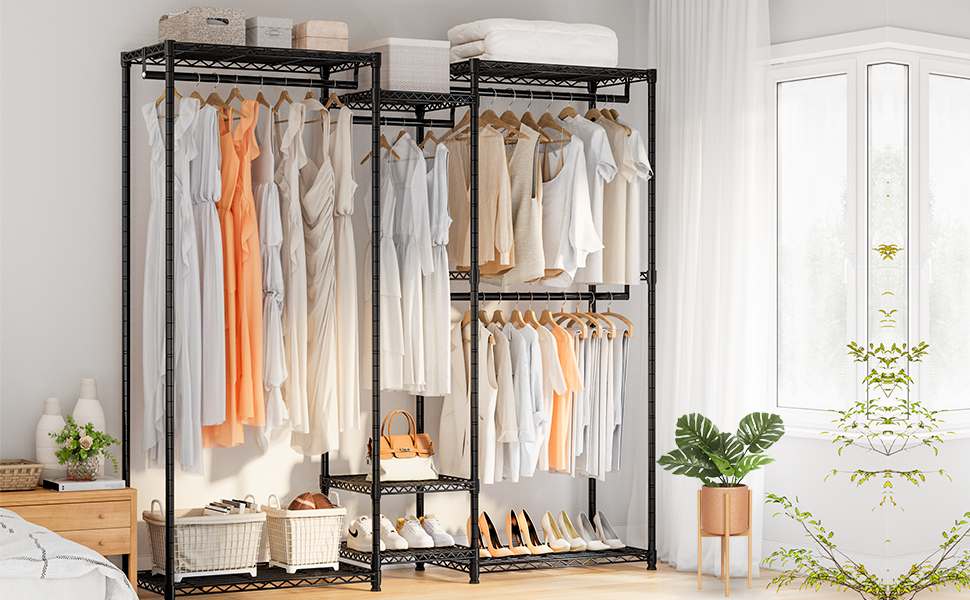 Best Uses for a Clothing Rack with Shelves
