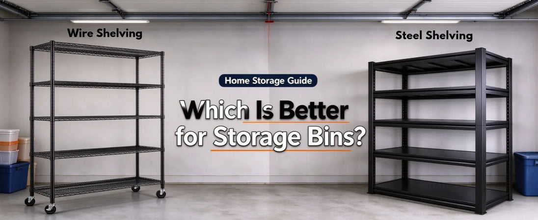 Wire vs. Solid Shelves: Which Is Better for Holding Your Storage Bins?