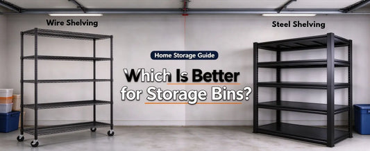 Wire vs. Solid Shelves: Which Is Better for Holding Your Storage Bins?
