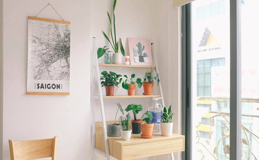 Adjustable metal shelves perfect for home organization