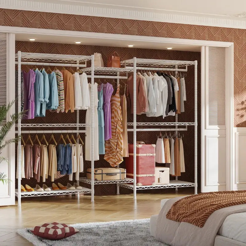 Reibii Clothes Rack for Wardrobe