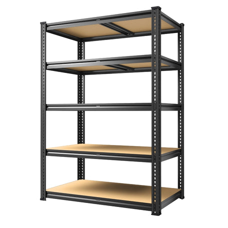 REIBII 35.5"W Boltless Shelving, 2250lbs Metal Shelving Rack, Adjustable Storage Shelves for Garage Pantry Kitchen