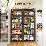 REIBII Wire Standing Storage Shelf for Bathroom, Kitchen & Laundry Room Heavy-Duty & Rust-Resistant Construction