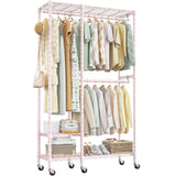Raybee 77" H Closet Racks and Shelves, Adjustable Closet Storage Racks
