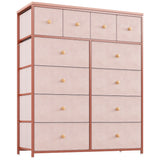 40.7"W 12 Drawers Dresser for Bedroom, Pantry, Chest for Living Room with Deep Drawes for Living Room 40.7"W x 11.9"D x 43.8"H