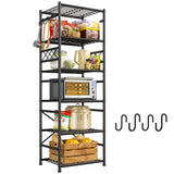 REIBII Wire Standing Storage Shelf for Bathroom, Kitchen & Laundry Room Heavy-Duty & Rust-Resistant Construction