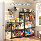 REIBII Storage Shelves Organizer, Metal Shelving Unit with Adjustable Leveling Feet, Space-Saving Pantry Shelf for Kitchen, Laundry & Home Storage
