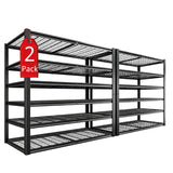 REIBII 55''W x 84''H 3500LBS Heavy Duty Garage Shelves 6-Tier Adjustable Industrial Shelving  for Basement, Warehouse