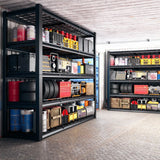 REIBII 2-Pack 60" W x 72" H Garage Shelving 6000 LBS Heavy Duty Adjustable Garage Shelves for Warehouse, Garage, Basement