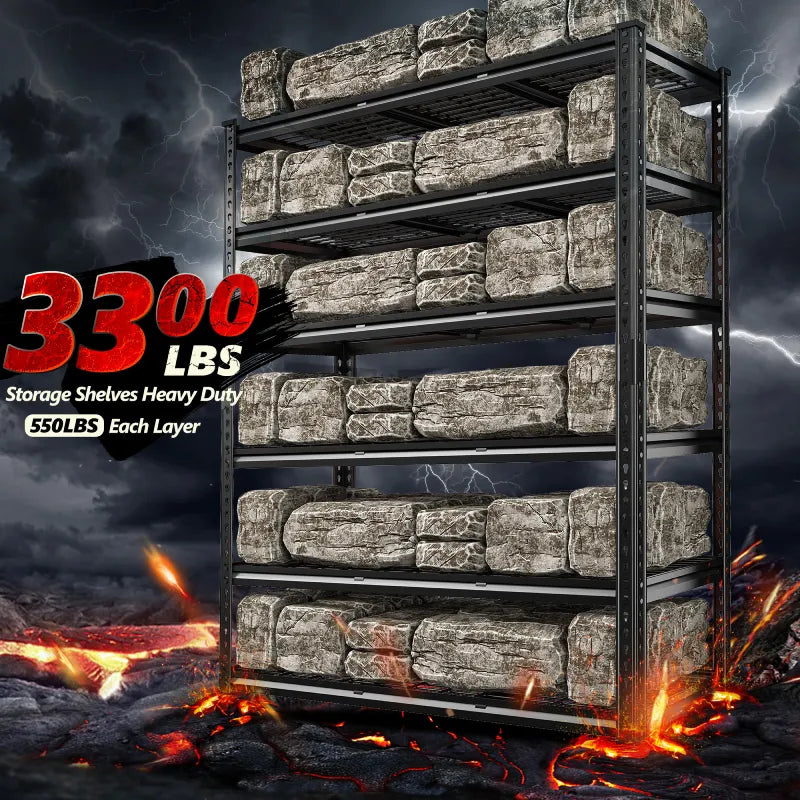 3300LBS heavy duty shelving