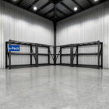 REIBII 8250 Lbs Heavy Duty Garage Shelving 3-Tier Garage Shelf Industrial Shelving Adjustable For Garage, Warehouse Basement