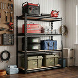 REIBII 40" W Storage Shelves, 2000lbs Heavy Duty Garage Shelving, Adjustable Metal Shelves For Basemnet Warehouse Commercial