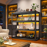 REIBII 40"W Storage Shelves 1800 LBS Adjustable Metal Shelves for Storage for Pantry Kitchen