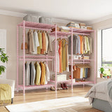 Raybee 900LBS Heavy Duty Closet Rack, Portable Clothes Rack for Hanging