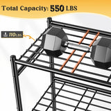 REIBII Wire Standing Storage Shelf for Bathroom, Kitchen & Laundry Room Heavy-Duty & Rust-Resistant Construction