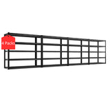 REIBII 72"H 3000 LBS garage storage racks  5 Tiers  Adjustable metal shelves  for Warehouse, Basement garage