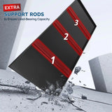 REIBII 36" W Adjustable Metal Storage Rack,2650LBS Heavy Duty Garage Shelves , Ultra-Sturdy Shelving for Garage, Basement & Workshop