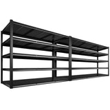 REIBII 2-Pack 60"W 5-Tier Garage Shelves 6000LBS Heavy Duty Garage Shelving Adjustable & Anti-Scratch Garage Shelving for Basement Warehouse
