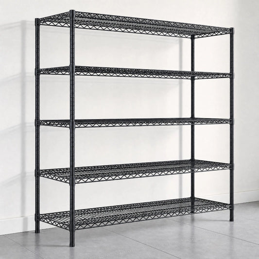 Reibii 71″H Heavy Duty Wire Storage Shelving, Metal Shelves for Garage, Kitchen, Pantry, Basement 800