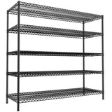 Reibii 55.5"W Wire Shelves,3200 lbs Heavy Duty Storage Shelves, Metal Shelves for Garage Kitchen Basement