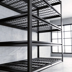 REIBII 55.2" W 5-Tier Adjustable Metal Shelving, 3000LBS Heavy Duty Garage Shelves for Basement, Warehouse & Home Storage