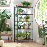 Reibii 5-Tier Adjustable Metal Wire Shelving Unit, 21.5 Inch Wide Heavy Duty 1000 LBS Storage Rack Organizer for Pantry, Kitchen, Dorm & Garage