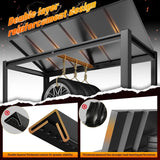 REIBII Heavy Duty Industrial Garage Shelving,6-Tier Adjustable Storage Shelving Units For Basement&Warehouse