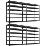 REIBII Heavy Duty Industrial Garage Shelving,6-Tier Adjustable Storage Shelving Units For Basement&Warehouse